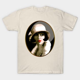 Woman Retro Dreamy Portrait T-Shirt